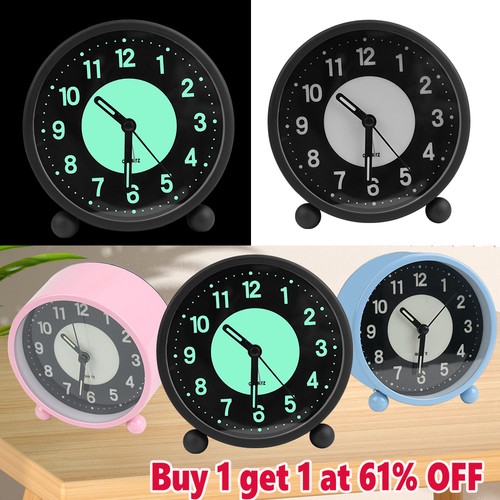 Bedside alarm clock glow - bedside, in
