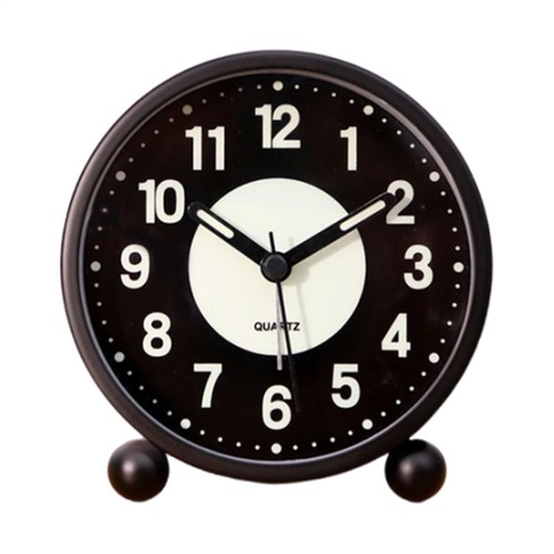 Round luminous alarm clock - alarm,