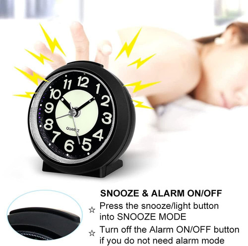 Alarm clock luminous silent - alarm,