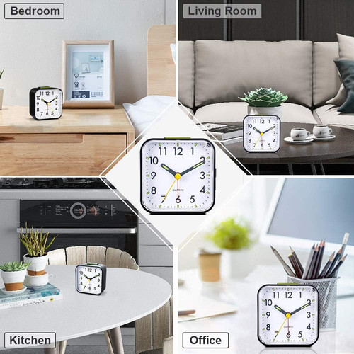 Silent alarm clocks bedside - alarm,