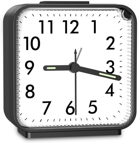 Brifit silent alarm clocks - silent,