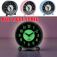 Alarm Clock Bedside No Ticking