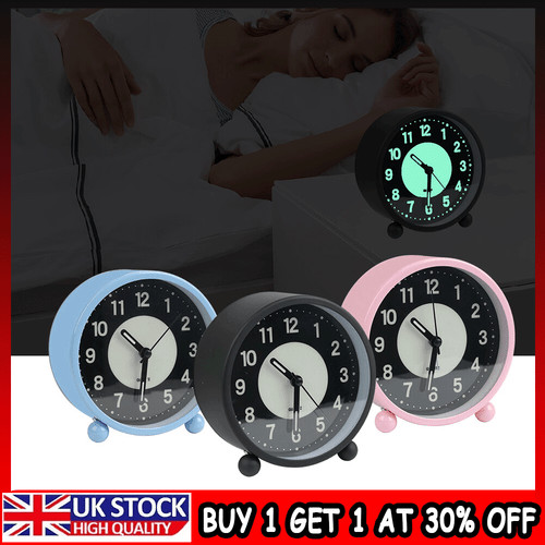 Silent luminous bedside alarm - silent,