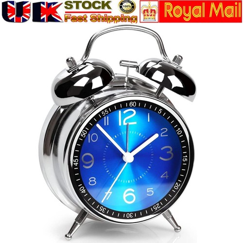 Twin bell alarm - clock, analogue