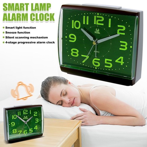 Silent bedside alarm clock - silent,