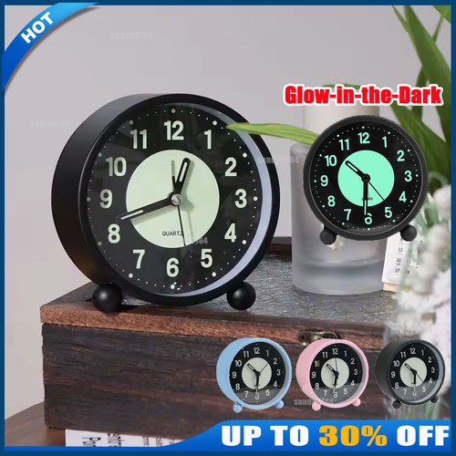 Quartz silent bedside alarm - bedside,