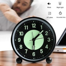 Alarm Clock Bedside No Ticking