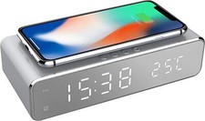 Alarm Clock Bedside No Ticking