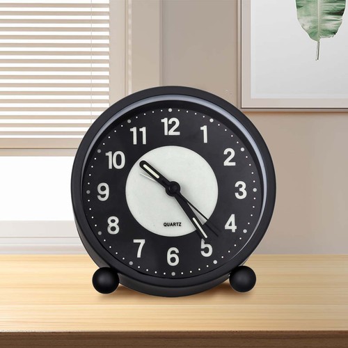 Bedside alarm clock ticking - bedside,