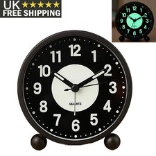 Alarm Clock Bedside No Ticking